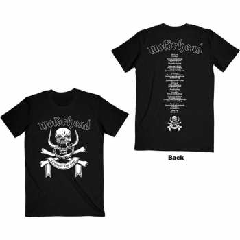 Marchandises Motörhead: Tričko March Or Die Lyrics S
