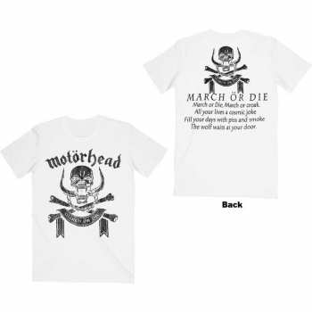 Marchandises Motörhead: Tričko March Or Die S