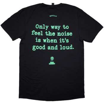 Marchandises Motörhead: Motorhead Unisex T-shirt: Overkill Lyric (black) (back Print) (small) S