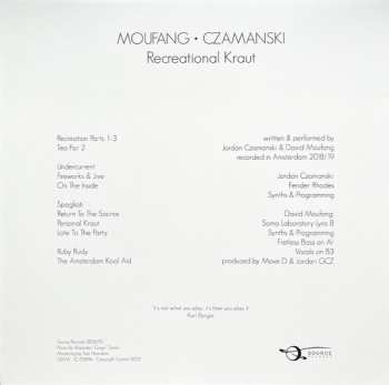 2LP David Moufang: Recreational Kraut