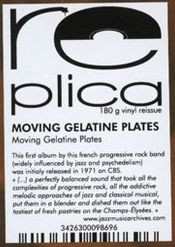 LP Moving Gelatine Plates: Moving Gelatine Plates