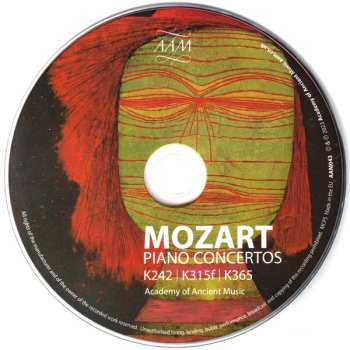 CD Wolfgang Amadeus Mozart: Piano Concertos K242 | K325f | K365