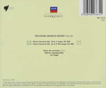 CD Wolfgang Amadeus Mozart: Piano Concertos In F, K.459 • In E Flat, K.482 