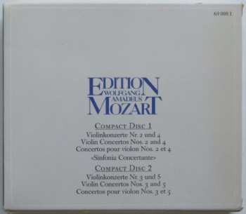 2CD/Coffret Berliner Philharmoniker: Violinkonzerte Nr. 2 Und 4 - «Sinfonica Concertante» K. 364 - Violinkonzerte Nr. 3 Und 5