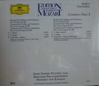 2CD/Coffret Berliner Philharmoniker: Violinkonzerte Nr. 2 Und 4 - «Sinfonica Concertante» K. 364 - Violinkonzerte Nr. 3 Und 5