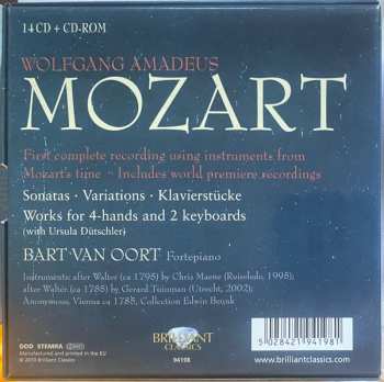 14CD/Coffret Wolfgang Amadeus Mozart: Complete Keyboard Works