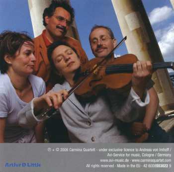 CD Wolfgang Amadeus Mozart: Quartets K 387 • 421 • 421 • 465