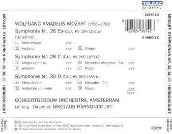 CD Wolfgang Amadeus Mozart: Symphonien Nr. 26, 28 & 30