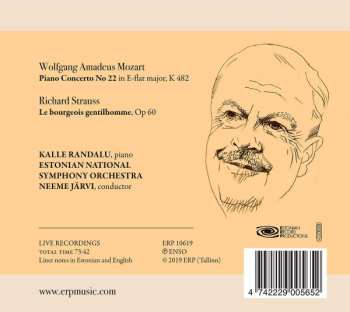 CD Wolfgang Amadeus Mozart: Piano Concerto No. 22; Le Bourgeois Gentilhomme