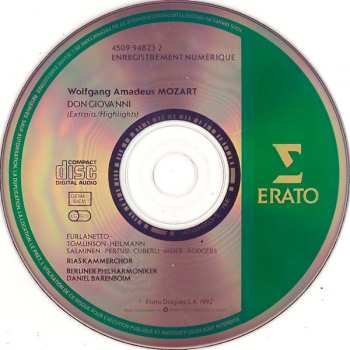 CD Berliner Philharmoniker: Don Giovanni Extraits