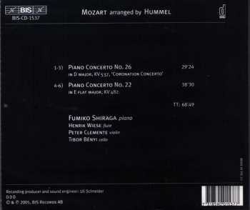 CD Wolfgang Amadeus Mozart: Concertos Nos. 22 & 26