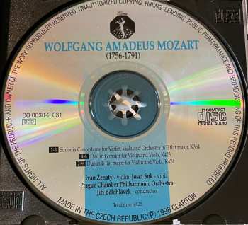CD Wolfgang Amadeus Mozart: Complete Works For Violin And Viola