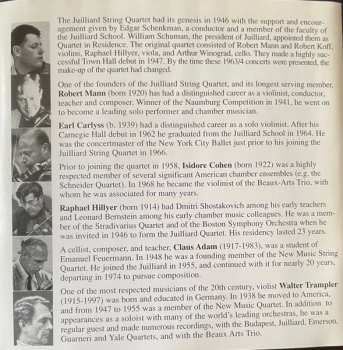 2CD Wolfgang Amadeus Mozart: 5 String Quintets. Live At The Library Of Congress Vol.2