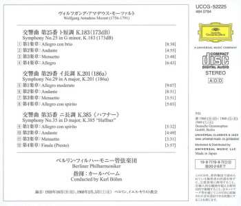 CD Berliner Philharmoniker: Symphonien Nr. 25 • Nr. 29 • Nr. 35 "Haffner"