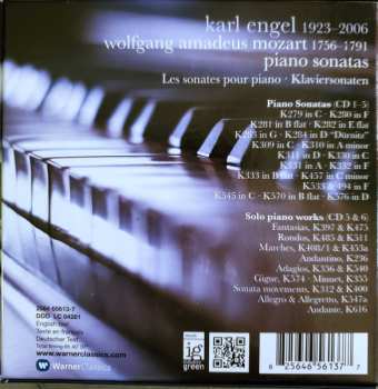 6CD/Coffret Wolfgang Amadeus Mozart: Piano Sonatas
