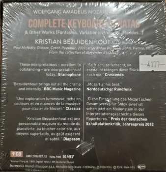 9CD/Coffret Wolfgang Amadeus Mozart: Complete Keyboard Sonatas