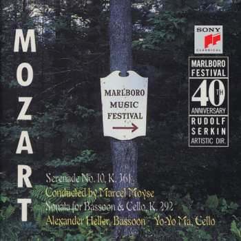 CD Wolfgang Amadeus Mozart: Serenade No. 10, K.361 /Sonata For Bassoon & Cello, K.292