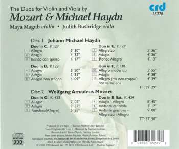2CD Wolfgang Amadeus Mozart: The Duos For Violin And Viola