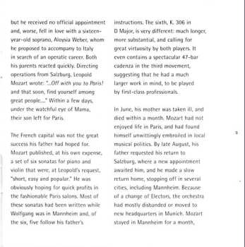 CD Wolfgang Amadeus Mozart: Sinfonia Concertante In E-flat Major / Concerto For Violin, Piano And Orchestra In D Major