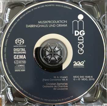 SACD Wolfgang Amadeus Mozart: Piano Concertos Vol. 6