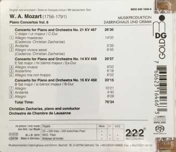 SACD Wolfgang Amadeus Mozart: Piano Concertos Vol. 6