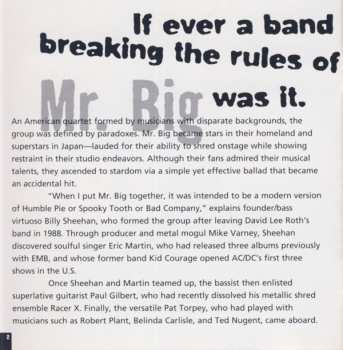 CD Mr. Big: Greatest Hits