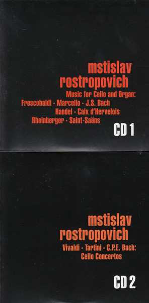 9CD/Coffret Mstislav Rostropovich: Plays Cello Works