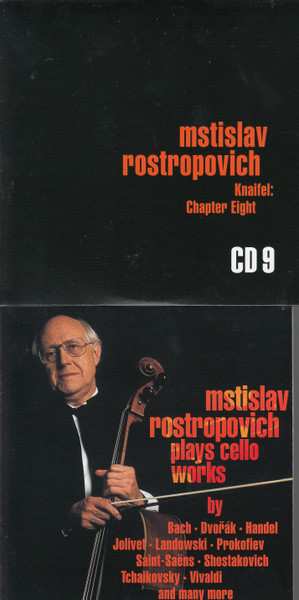 9CD/Coffret Mstislav Rostropovich: Plays Cello Works