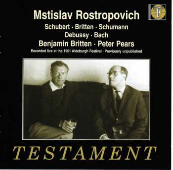 2CD Johann Sebastian Bach: Recorded Live At The 1961 Aldeburgh Festival