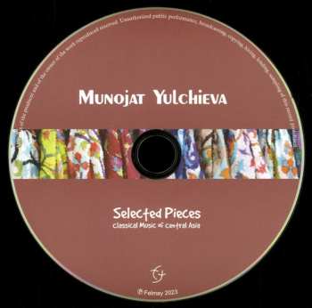 CD Monâjât Yultchieva: Selected Pieces (Classical Music Of Central Asia)