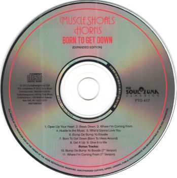 CD Muscle Shoals Horns: Born To Get Down
