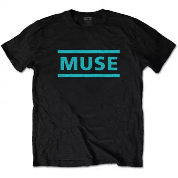 T-shirt Light Blue Logo Muse 