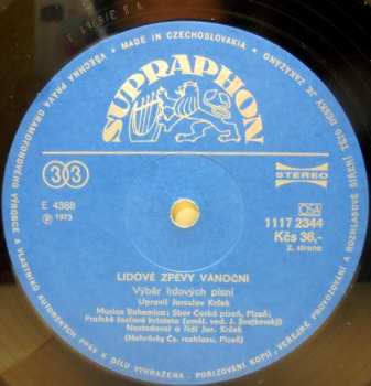 LP Musica Bohemica: Lidové Zpěvy Vánoční (87/2)