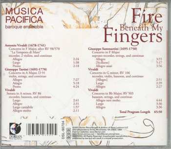 CD Musica Pacifica: Fire Beneath My Fingers