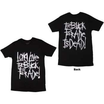 Marchandises My Chemical Romance: My Chemical Romance Unisex T-shirt: Long Live The Black Parade (back Print) (small) S