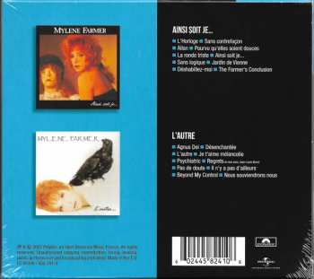 2CD/Coffret Mylène Farmer: Ainsi Soit Je... / L'autre