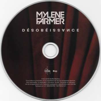 CD/DVD/Coffret Mylène Farmer: Désobéissance LTD