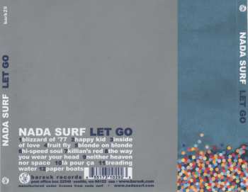 CD Nada Surf: Let Go