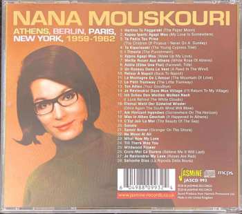 CD Nana Mouskouri: Athens, Berlin, Paris, New York 1959-1962