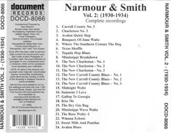 CD Narmour & Smith: Volume 2: Complete Recorded Works (1930-1934)