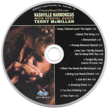CD Nashville Harmonicas: Nashville Harmonicas With Special Guest Terry McMillan