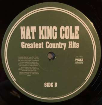 LP Nat King Cole: Greatest Country Hits
