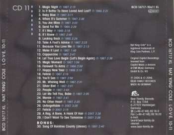 11CD/Coffret Nat King Cole: L-O-V-E: The Complete Capitol Recordings 1960 - 1964