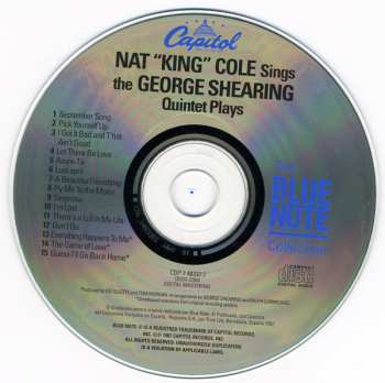 CD Nat King Cole: Nat King Cole Sings / George Shearing Plays