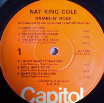 LP Nat King Cole: Ramblin' Rose