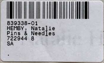 LP Natalie Hemby: Pins And Needles CLR | LTD