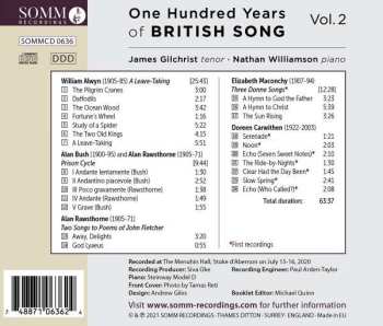 CD James Gilchrist: One Hundred Years of British Song Vol. 2