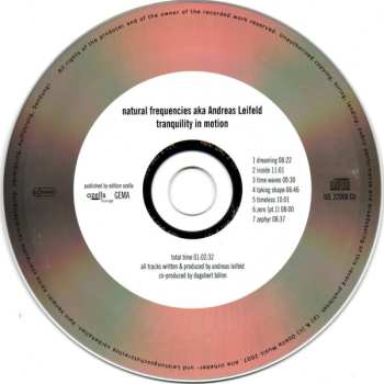 CD Andreas Leifeld: Tranquility In Motion