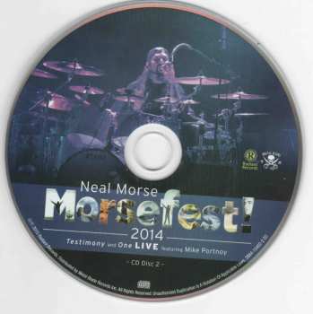 4CD/2DVD Neal Morse: Morsefest 2014! (Testimony And One Live)