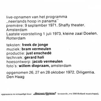 2LP Neerlands Hoop In Bange Dagen: Weerzien In Panama (2xLP)